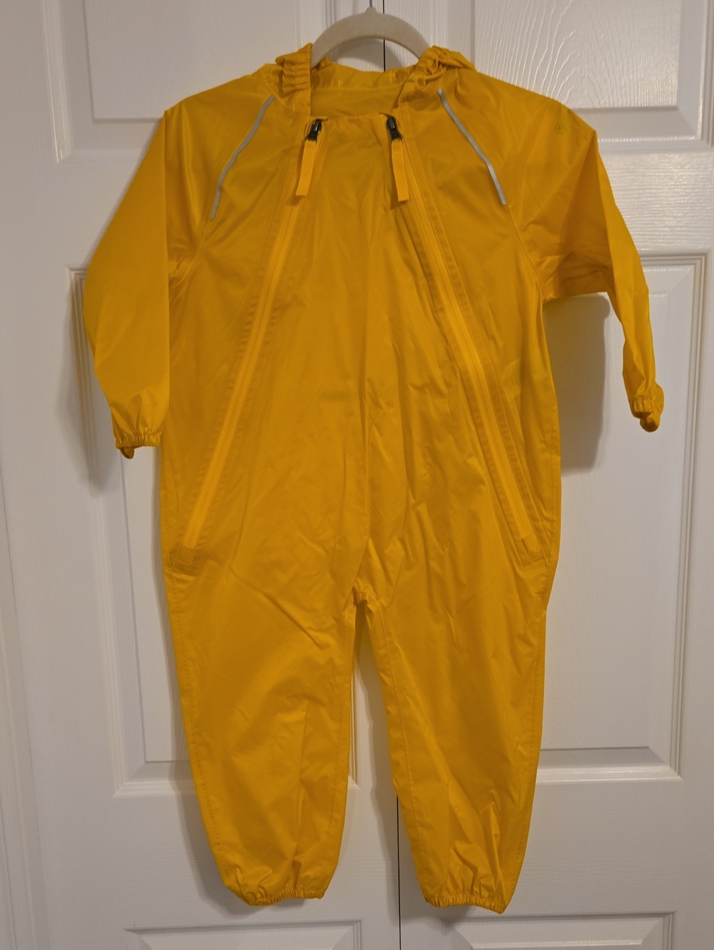 Kids Waterproof One-Piece Rain Suit in Yellow